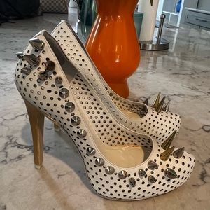 Bcbg custom spiked heels